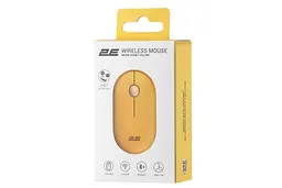 Комп'ютерна миша 2E MF300 Silent WL/BT жовтий teh0014048 - мініатюра 3