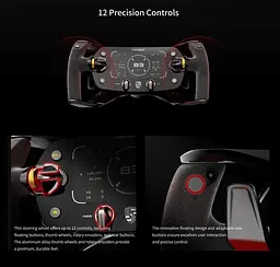 Кермо MOZA Racing Porsche Mission R OLED RGB - мініатюра 10