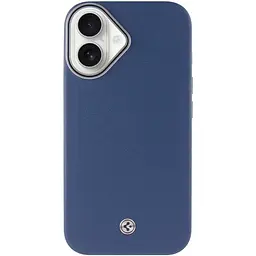 Чохол SGP PC+Leather with MagSafe для Apple iPhone 16 (6.1) Blue - мініатюра 2