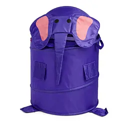 Кошик для іграшок Слоник Bambi M 1039(Violet) діаметр 37 см, висота 47/57 см, з кришкою