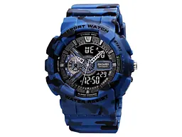 Чоловічий наручний годинник 1688CMBU Camo Blue Skmei acs0030625 - мініатюра 2