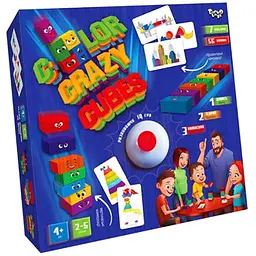 Настільна гра Danko Toys Color Crazy Cubes (укр.) (CCC-02-01U)
