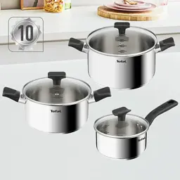 Набір посуду Tefal Delicious, 6 предметів, нержавіюча сталь, бакеліт, скло (B925S655) - мініатюра 8