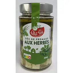 Сир фета Petit Pre Aux Herbes з травами 350 г