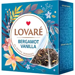 Чай чорний Lovare Bergamot Vanilla 30 г (15 шт. х 2 г) (947957)