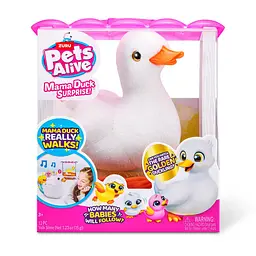 Інтерактивний ігровий набір-сюрприз PETS ALIVE S1 – МАМА КАЧЕЧКА З СЮРПРИЗОМ Pets & Robo Alive 9548