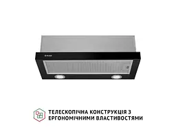 Витяжка Perfelli TL 6622 BL 1000 LED - мініатюра 2