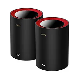 Маршрутизатор WiFi Mesh-система WiFi 6 2.5G Cudy M3000 Black (3-Pack) 3 штуки дводіапазонні AX3000 (73-00510) - мініатюра 2