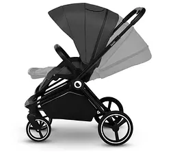 Універсальна коляска 3 в 1 Lionelo Mika Grey Graphite, темно-сіра (LO-MIKA 3IN1 GREY GRAPHITE) - мініатюра 3