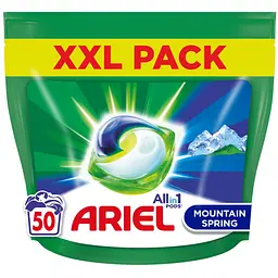 Капсулы для стирки Ariel Pods All-in-1 Горный Родник 50 шт. х 21 г