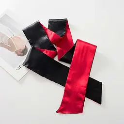 Пов'язка для очей Face Bandage червоно-чорний, 15 см One size (K0762-1) - мініатюра 3