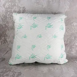 Стьобана подушка Aloe Vera на замку 70х70 від українського виробника 55095
