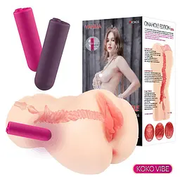 Мастурбатор вагина с вибрацией Kokos Onahole Edition 004 by Vanilla Vibe - миниатюра 2