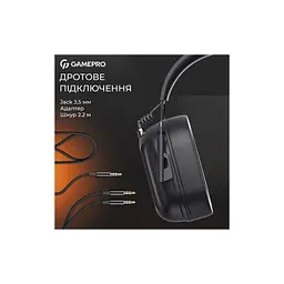 Навушники GamePro Genesis Hunter Black (HS1350B) - мініатюра 9