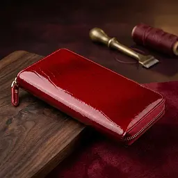 Гаманець жіночий ST Leather 18436 (S7001A) місткий червоний - мініатюра 4