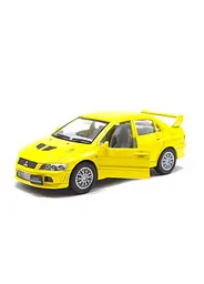 Модель легкова MITSUBISHI EVOLUTION 5 KT5052W Жовтий shop (2000999300783) - мініатюра 1
