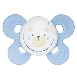 Пустушка Chicco Physio Comfort силіконова 2-6 міс. 1 шт. блакитна (74911.21.00) - мініатюра 2