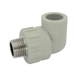Коліно ППР Pestan комбіноване з зовнішнім різьбленням D 20х3/4" Н (10021500) 30412
