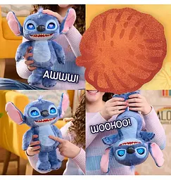 Інтерактивний Stitch з LCD очима та 50+ звукових реакцій Just Play W845 - мініатюра 3