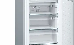Холодильник із нижньою морозильною камерою Bosch KGN39XL316 сріблястий (KGN39XL316) - мініатюра 4