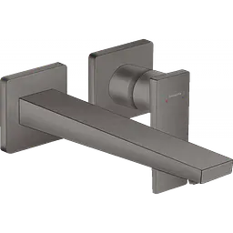 Змішувач Hansgrohe Metropol для раковини зі стіни 225 мм Brushed Black Chrome 32526340 Шліфований чорний хром