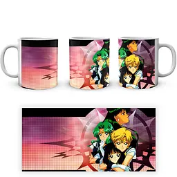 Кухоль GeekLand Sailor Moon Сейлор Мун Хотару Мічіру Сецуна SM 02.34 330 мл білий - мініатюра 4