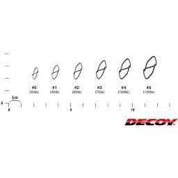Застежка Decoy SN-6 W Snap 3 (8 шт/уп) - миниатюра 2