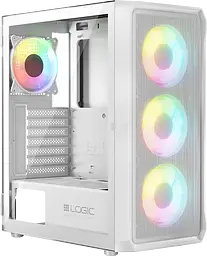 Корпус LogicConcept Portos ARGB Midi ARGB White (AT-PORTOS-20-0000000-0002) - мініатюра 2