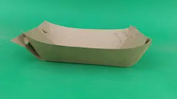 Тарілка човник крафтовий без ламінації розмір 170х100х40 100 шт/уп. - мініатюра 4