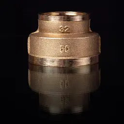 Муфта перехідна Lexline К.0322-В 1 1/4"х 2"В посилена латунь 30412 - мініатюра 2