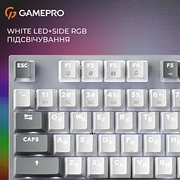 Клавіатура GamePro Genesis Metallic Outemu Red Swithes USB Gray (MK144G) [152671] - мініатюра 17