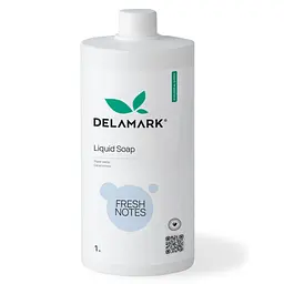 Мило рідке DeLaMark косметичне Свіжі нотки 1000 мл 4820152331939