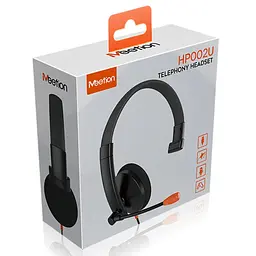 Навушники Meetion HP002U Black/Orange (MT-HP002U-A) - мініатюра 2