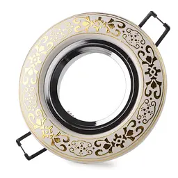 Світильник точковий Brille HDL-CY6 G5.3 WH/G MR16 36-045