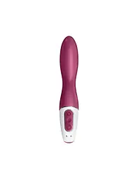 Вібратор Satisfyer Heated Thrill з функцією нагріву, 20.6х3.7 см бордовий - мініатюра 3