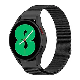 Ремінець із спеціальним конектором BeWatch Samsung Galaxy Watch 4 Milanese loop Чорний (1410207) - мініатюра 3