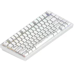 Ігрова бездротова клавиатура Dark Project ALU81 Terra Nova ENG/UA (DPKB_NOVA_81_ANSI_WHITE_UA) - мініатюра 4