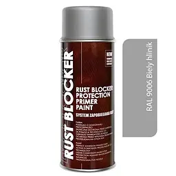 Фарба аерозольна Антиіржа Deco color 4в1 Rust Blocker 400 мл (RAL 9006) Срібна