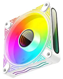Вентилятор Coolmoon 120мм CM-DM1-W Forward (CM-DM1-W-F) White - мініатюра 2
