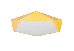 Люстра стельова LED Levistella 752L77 YELLOW, 70W, жовтий акрил і метал, сучасний стиль