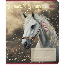 Упаковка зошитів ZiBi Kids Line Horses 24 аркуші в лінію 20 шт. (ZB25.1770L) - мініатюра 3