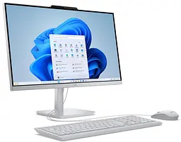Моноблок Lenovo 23.8 A100 FHD IPS/Intel N100/8GB/512SSD/Intel Graphics/DOS/Cloud Grey (F0JN002TUO) - мініатюра 4