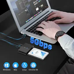 Адаптер FIDECO USB 3.0 для підключення SATA/IDE HDD та SSD - мініатюра 6