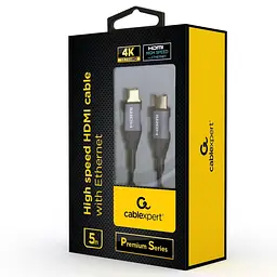 Кабель Cablexpert HDMI-HDMI V 2.0 5 м (CCBP-HDMI-5M) - мініатюра 3
