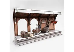 Пазл 4D Puzz 3D Гоґвортський Експрес Гаррі Поттер Hogwarts Express Set 3D puzzle 180 ел. (4dpuz001) - мініатюра 6
