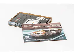 Дерев’яний 3D конструктор Fast car Gt, Puzzleоk (Puz-26916), 164 дет. (білий) - мініатюра 7