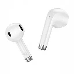 Навушники бездротові вкладки Bluetooth Hoco EQ1 Music guide true wireless BT 5.3 Білі - мініатюра 2