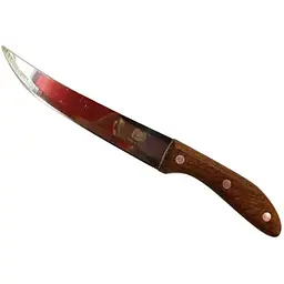 Нiж ALI дерев'яна ручка SM6004-2 24см