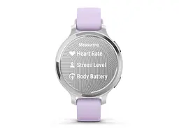 Смарт-годинник Garmin Lily 2 Active Silver with Purple Jasmine Silicone Band (010-02891-01) - мініатюра 6
