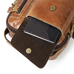 Чоловіча шкіряна сумка Vintage 18х21,5х6 см sum0020284 - мініатюра 2